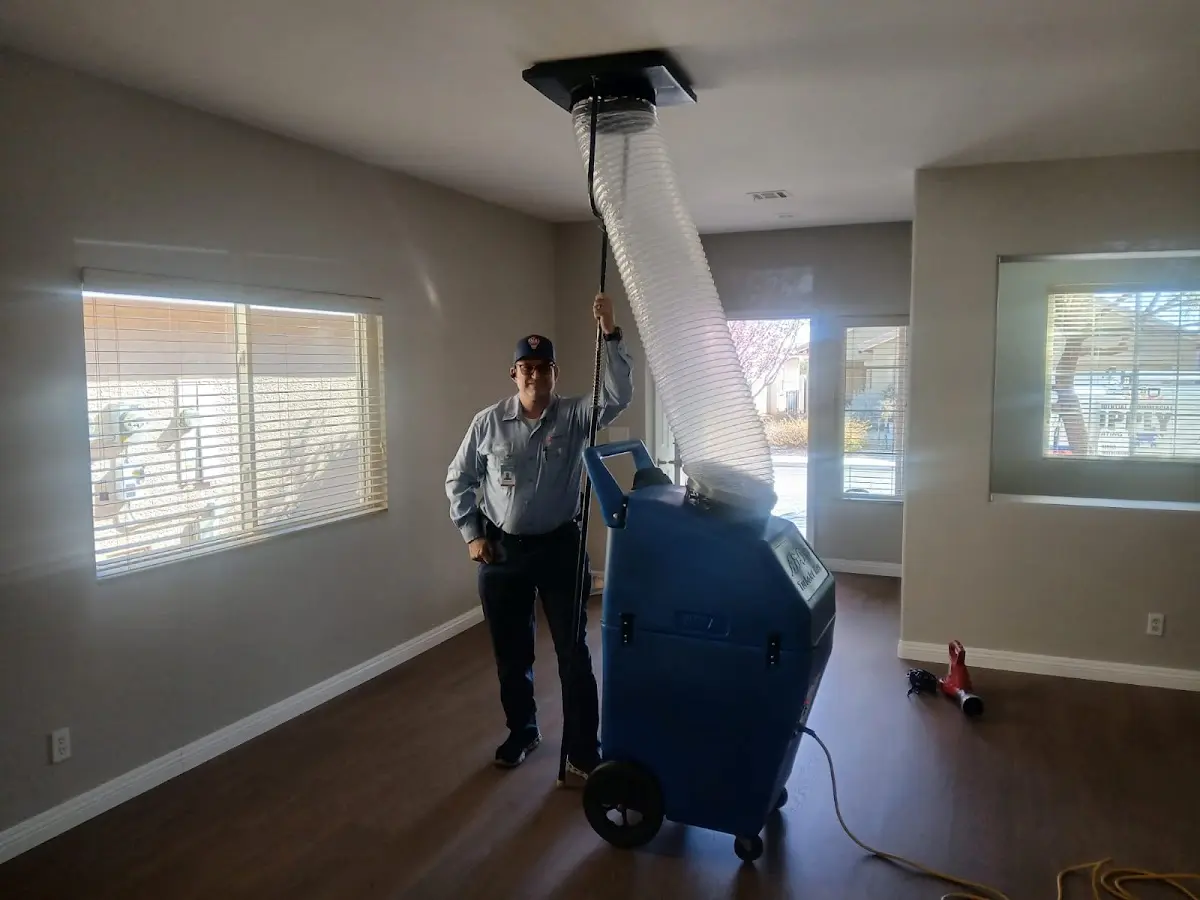 Professional Dryer Vent Cleaning work inside a Urban Honolulu home
